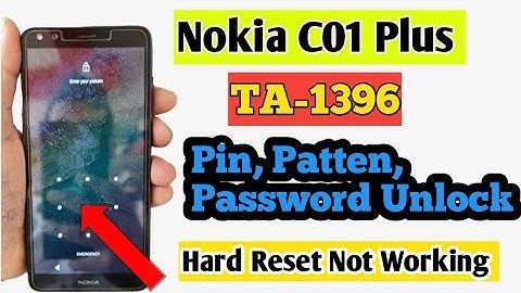 Nokia C01 Plus Hard Reset | Nokia TA-1379 Hard Reset |  Nokia C01 Plus Patten Unlock