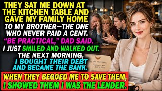 My Parents Gave The House I Paid For To My Brother — So I Secretly Bought Their Debt & Evicted Them