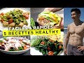 5 RECETTES HEALTHY FACILES POUR MAIGRIR (prêt en 15 minutes !) image