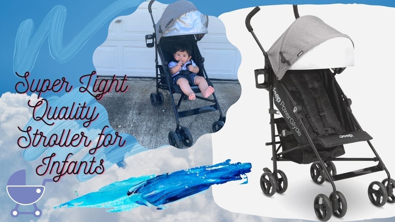 Jeep PowerGlyde -Infant/Toddler- Lightweight Stroller for Travel - YouTube