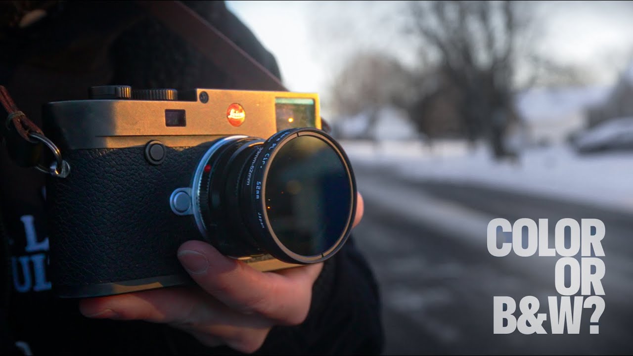 Я снял одну и ту же сцену в цвете и в черно-белом варианте — какой из них получился лучше?