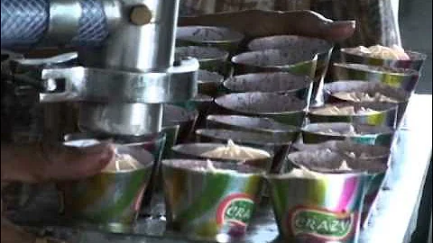 Semi Auto Ice cream Cone Filling Machine , Shreya Engineering Works, 📲 +919427004851