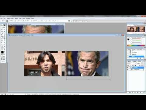 How to combine pictures using Photoshop .**