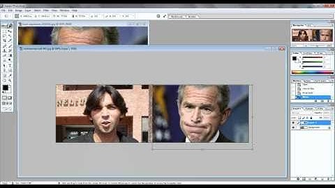 How to combine pictures using Photoshop 7.0**