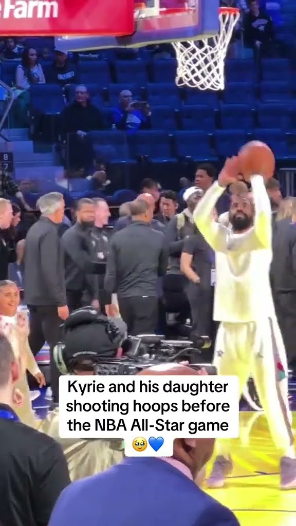 Kyrie Irving and his daughter, Azurie, are locked in ?