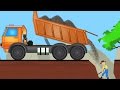 xe tải dumpster | Hình thành và sử dụng | Video trẻ em | Construction Vehicle | Kids Cartoon