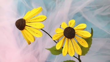 ABC TV | How To Make Coneflower Paper | Paper Quilling - Craft Tutorial - Craft Tutorial