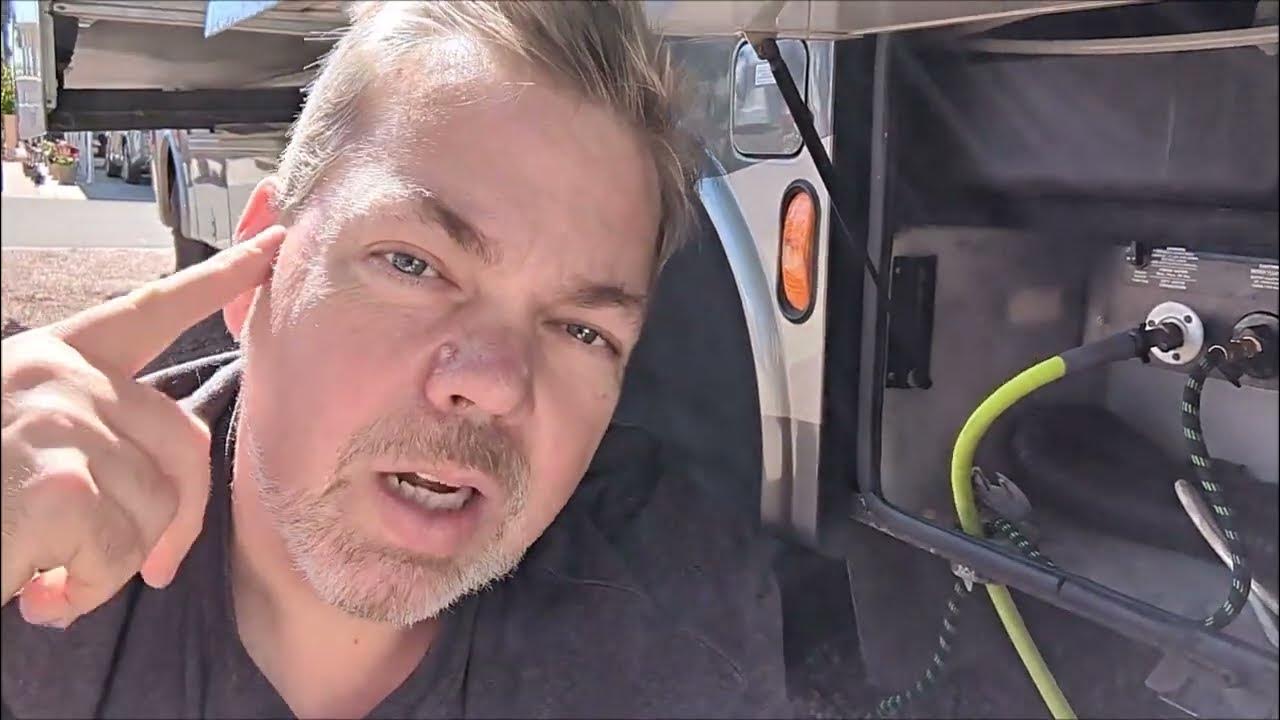 RV Sewer Cleanout Replacement RVDIY sewercleanouthose 