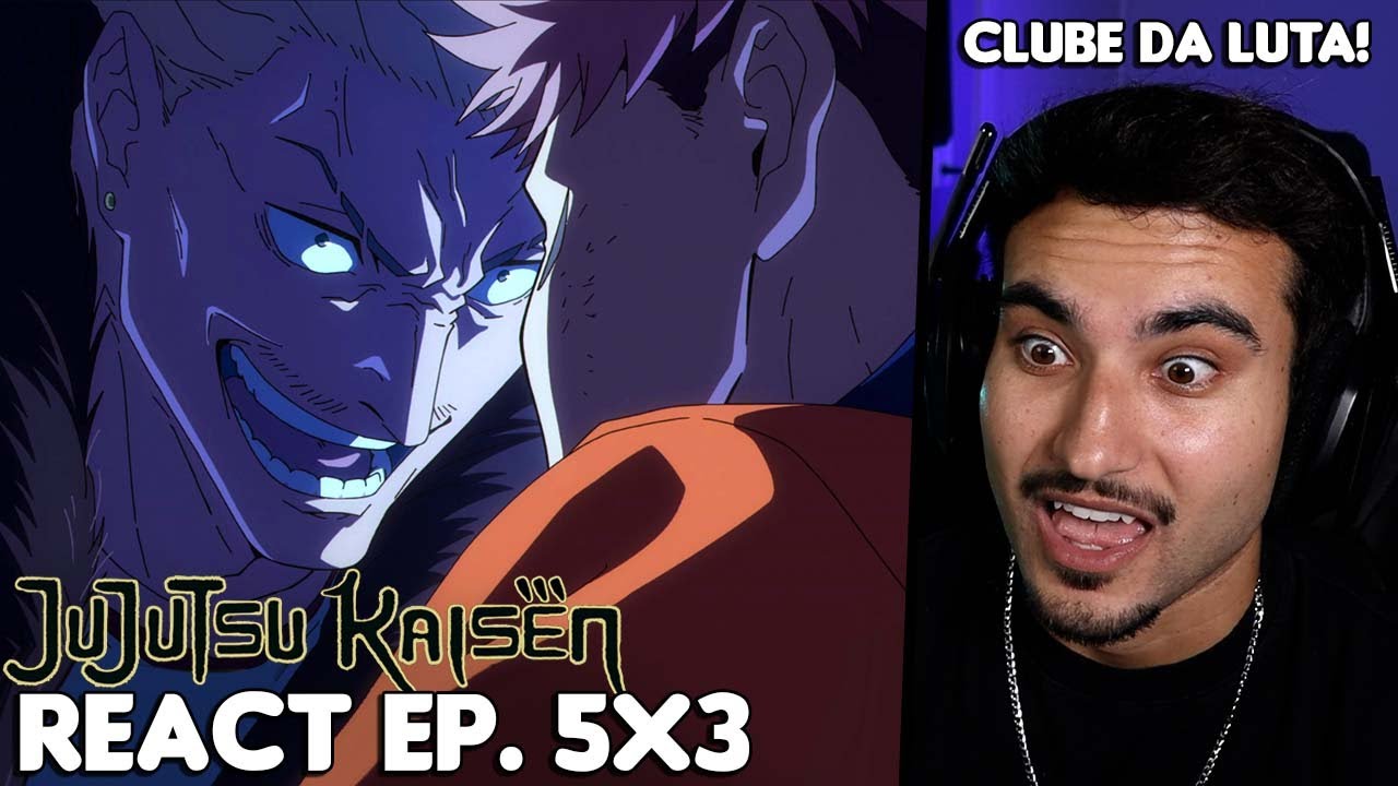 HAKARI É INSANO!! QUE CENA ABSURDA! React Jujutsu Kaisen EP. 5 Temporada 3