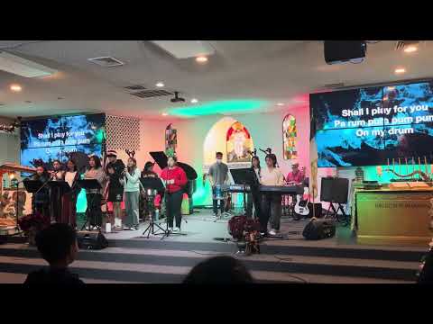 Anaheim Discovery Christian School Worship team singing ‘Little Drummer Boy’ - last chapel of 2023