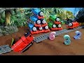 トーマスは落とし穴に何台おちた?ゆうぴょんといっしょに数をかぞえよう♪かずをかぞえる動画だよ♪Thomas&Friend Toys♪ゆうぴょん yupyon3201