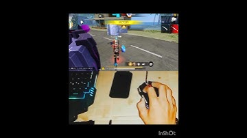 gg mouse pro🤑 connect with mouse and keyboard✅ playing with free fire🔥😈 #mouse #keyboard #viralvideo
