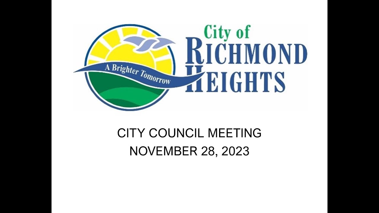 City of Richmond Heights, Ohio - Council meeting: November 28, 2023 ...