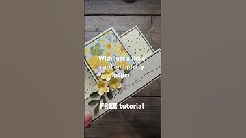 DIY birthday card tutorial  #shorts #papercraftideas #handmadecard #craftwithme #createdtheottaway