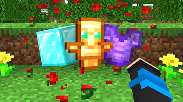 Minecraft, But Flowers Drop OP Items...