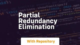 Partial redundancy elimination