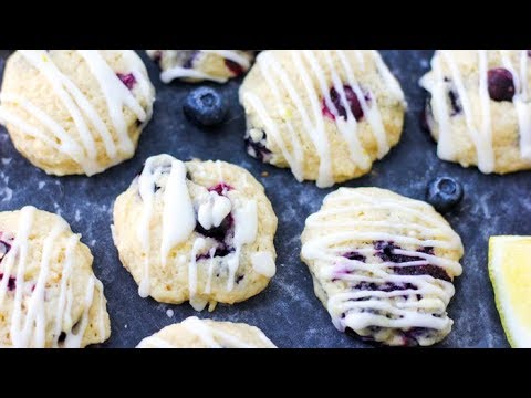 Βίντεο: Plain Lemon Blueberry Cookie