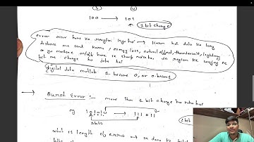 Error Detection and Correction