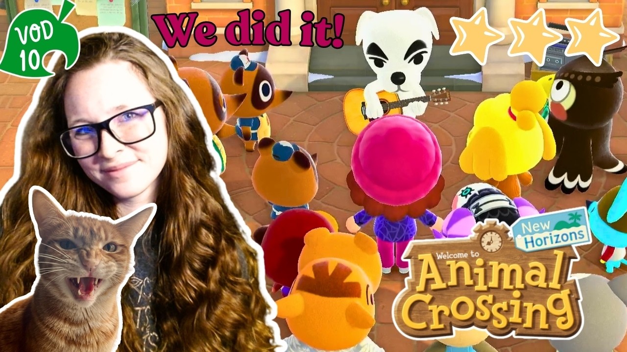 We got our Island to 3 Stars! | Animal Crossing VOD 10