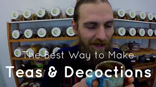 The Best Way To Make Herbal Teas & Decoctions Yarrow Willard Cl.h. Harmonic Arts