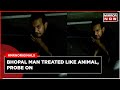 Shocking video shows man forced to act like a dog