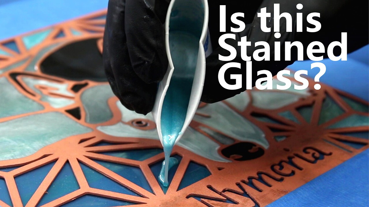 Resin Stained Glass: Beloved Pet