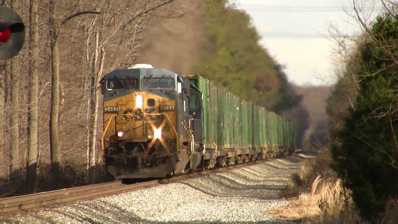 [HD] CSXT Q703-28 w/ HLCX SD40-2- December 28, 2011
