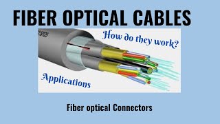 Optical Fiber Cables, How do they work? | Fiber Optical Cable Connectors | Fiber Applications