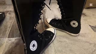 Unboxing Converse Boots fit Winter & Spring season | Fashion shoes