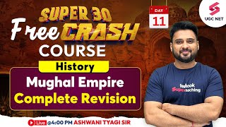 UGC NET History Revision | Mughal Empire Complete Revision | JRF History MCQs | Ashwani Sir