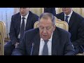 С.Лавров на девятой встрече министров иностранных дел в формате «Центральная Азия плюс Россия»
