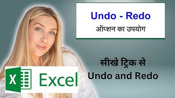 How to Use Undo & Redo in Excel | Essential Excel Tips for Beginners | Excel Playlist Video | Excel