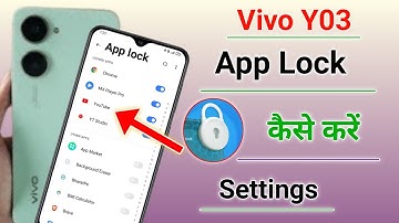 vivo y03 app lock setting | vivo y03 app lock kaise lagaye | app lock setting, @mobilesolutiontips
