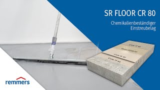 Chemikalienbeständiger Einstreubelag – SR Floor CR 80 von Remmers