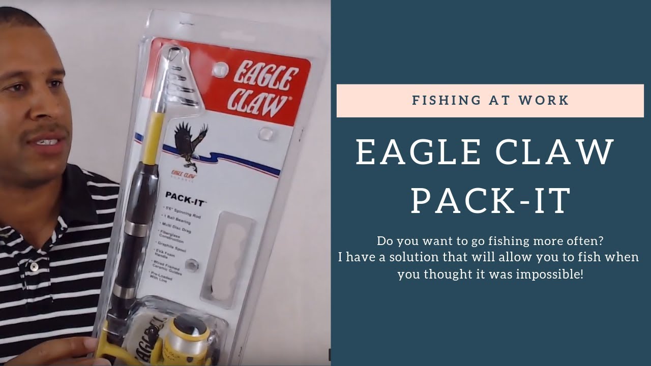 Eagle Claw Pack-It telescopic Fishing Rod and Reel 
