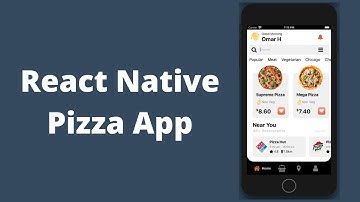 React Native Pizza App Speed Code