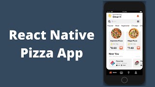 React Native Pizza App Speed Code screenshot 2