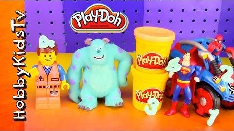 PLAY-DOH Numbers Set! Superman Fun HobbyKidsTV