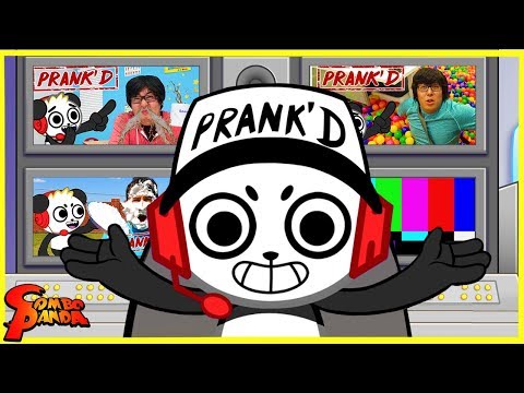 BEST PRANKS ON RYAN'S PARENTS & THE STUDIO SPACE! Prank'd with Combo Panda