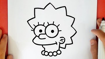 HOW TO DRAW LISA SIMPSON