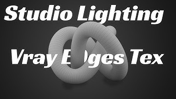 3Ds Max Vray 3.3 Studio Lighting setup Vray Edges Tex | How To Create Studio Setup | Ep10