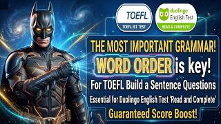 The 5 Verb Patterns You Need for TOEFL Build a Sentence Duolingo Read Complete