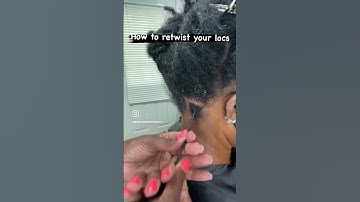 ‼️LOC RETWIST CLASS: Get the perfect loc retwist ↖️#locstyles #locretwist #healthyhair #locstyles