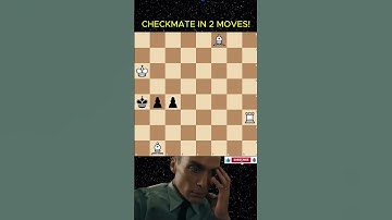 CHECKMATE in 2 moves! Try to find it! #chess #checkmate #chesspuzzle #shorts