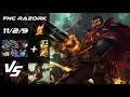 Fnatic Razork JUNGLE Graves vs Nidalee - EU Challenger Patch 26.8
