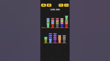Cup Sort Puzzle Level 1320 | Water Sort Puzzle Level 1320 | Ball Sort Puzzle Level 1320 All the same