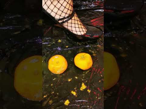 [ASMR] Crushing fruits
