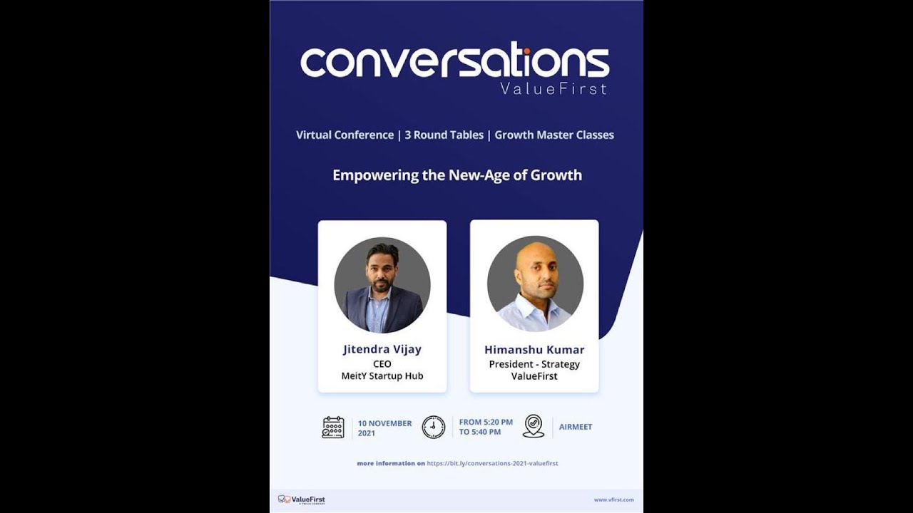 Conversations ValueFirst (Empowering the New-Age Growth)