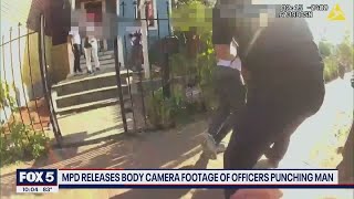 DC police release body cam footage after viral video showed officer punching man during arrest