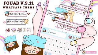 Cute Kawaii Theme For Android || Whatsapp 2022 Fouad Mod v.9.11 Update 2022 screenshot 5